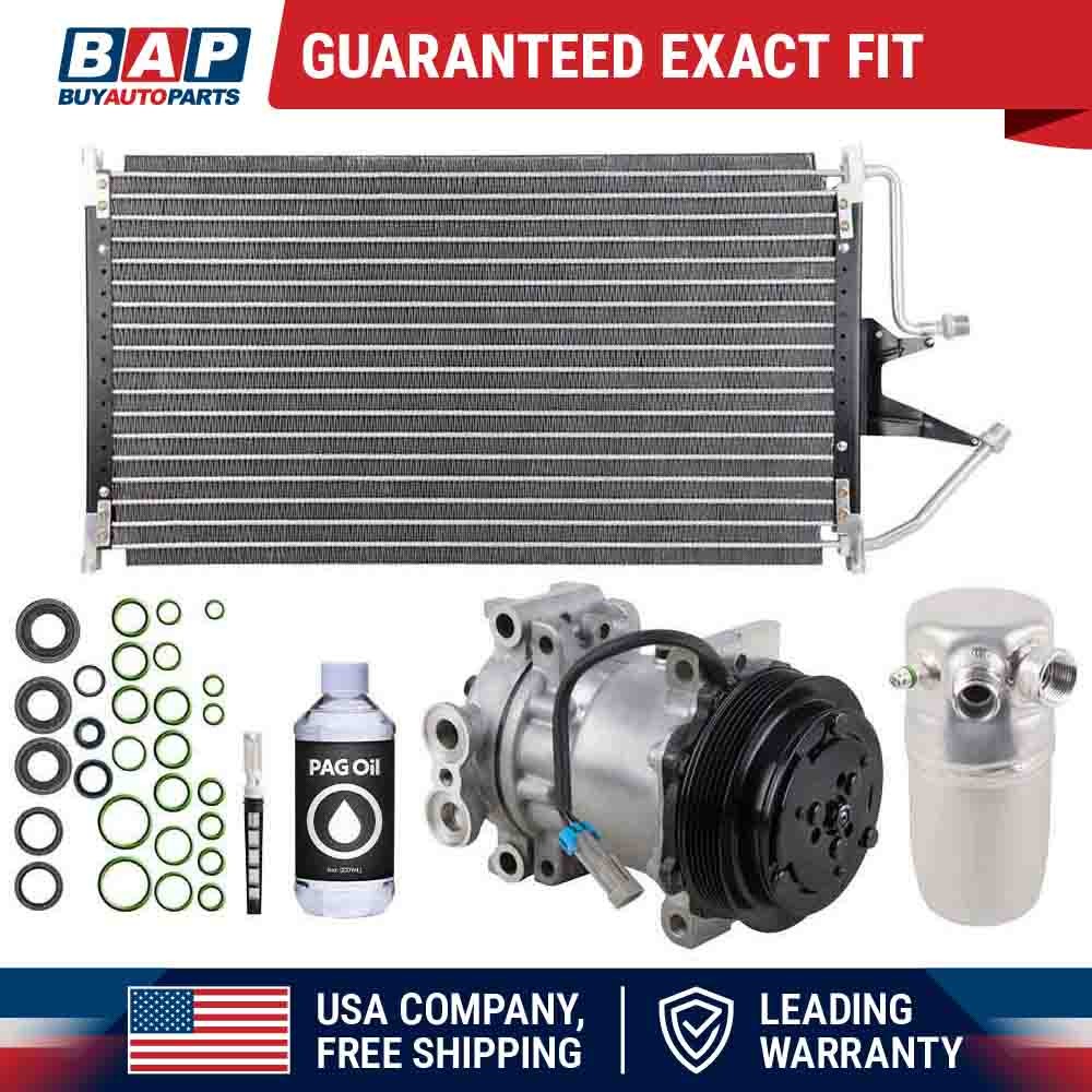 For Chevy GMC Pickup Truck GMT400 A/C Kit w/ AC Compressor Condenser & Drier