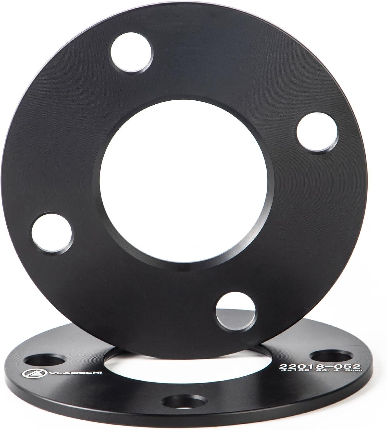 Black Forged 4x100 Hubcentric Wheel Spacers 10mm with 56.1mm 10mm - Pack of 2