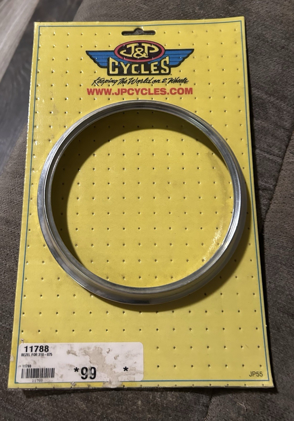 J&P Cycles Chrome Headlight Bezel For Custom Or Vintage Applications Harley J&P Cycles Chrome Headlight Bezel For Custom Or Vintage Applications Harley