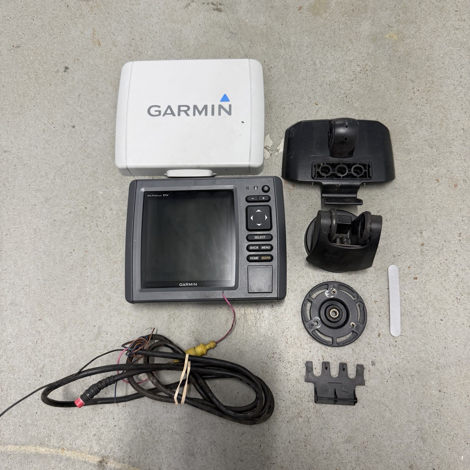 Garmin EchoMap 54DV Fishfinder Depth Finder Chartplotter w/ Cover & Cable
