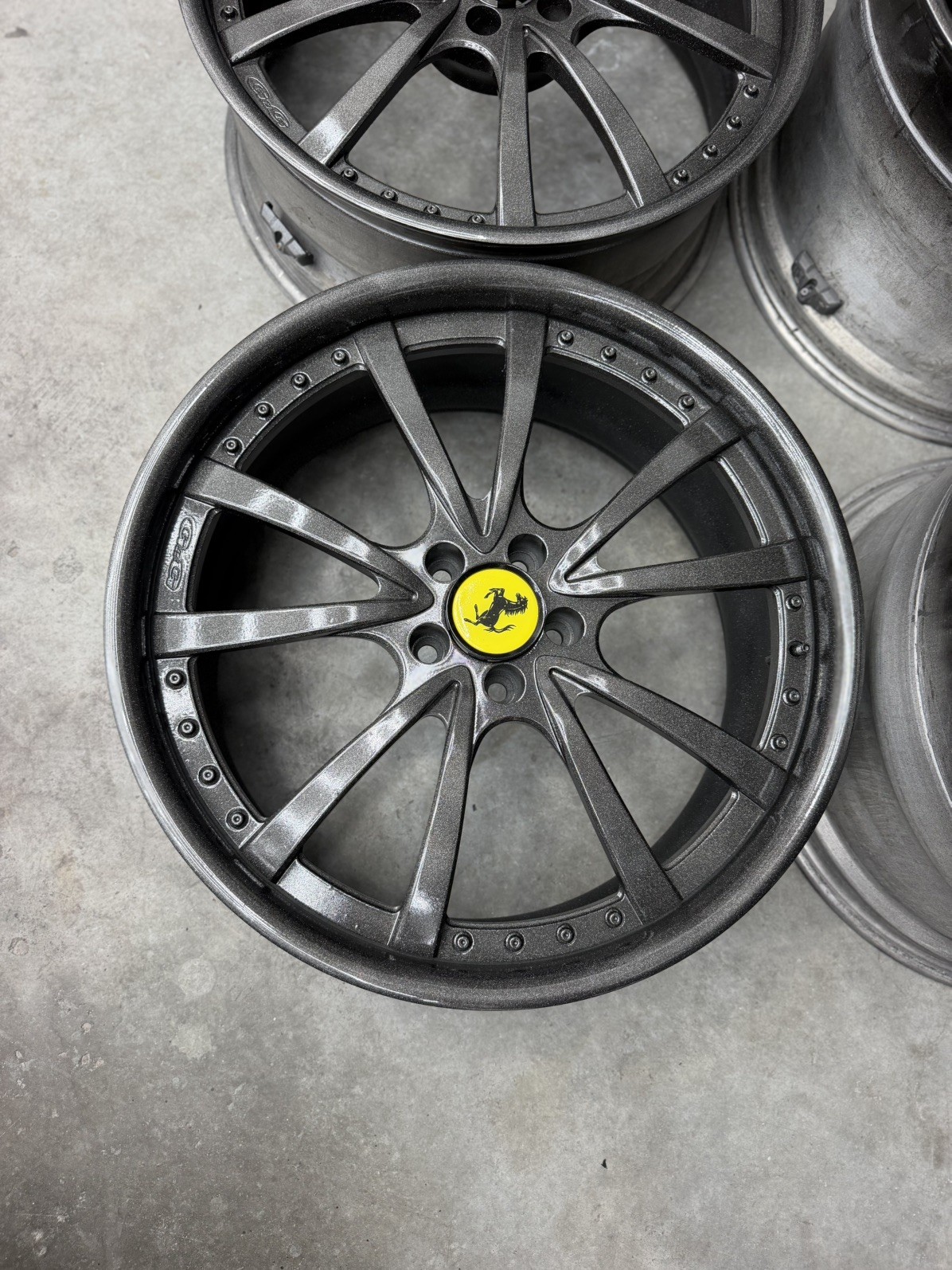 Ferrari Wheels 3-Piece forged GfG Giovanna “Scuderia” Ferrari Wheels 3-Piece forged GfG Giovanna “Scuderia”