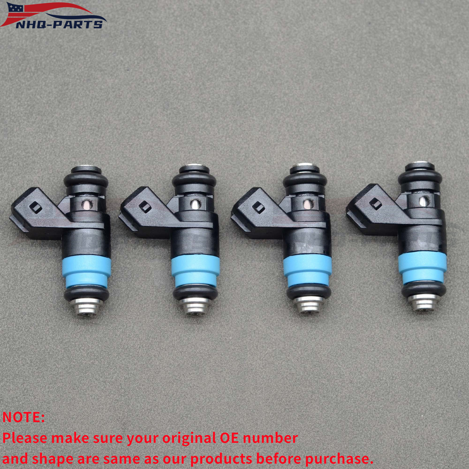 NEW 4Pcs 60lb 630cc Compact Fuel Injectors For FI114962 EV1 High Impedance E85