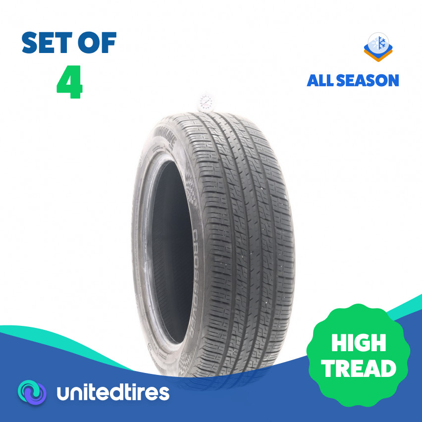Set of (4) Used 225/55R18 Mohave Crossover CUV 98H - 9-9.5/32