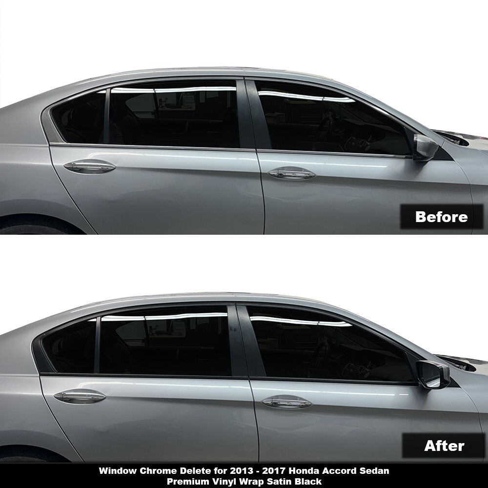 Crux Moto Window Chrome Delete for 2013 – 2017 Honda Accord