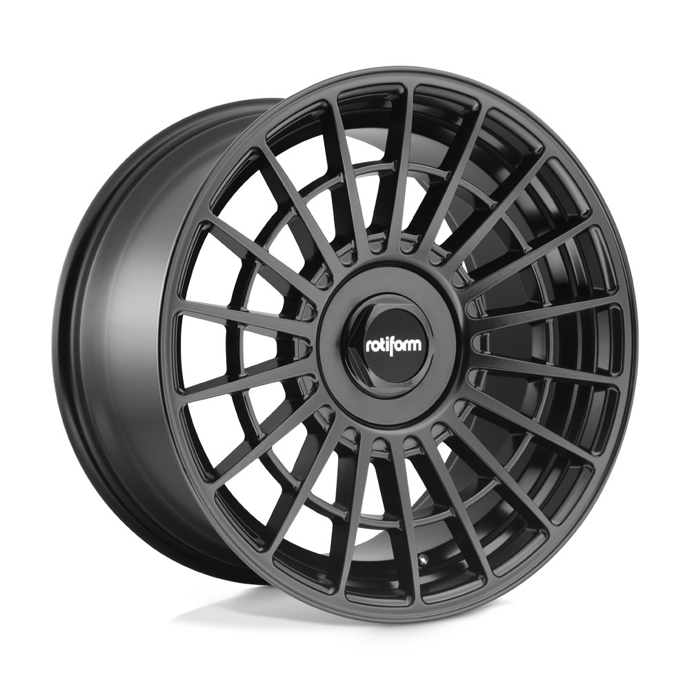 17x8 Rotiform R142 LAS-R MATTE BLACK Wheel 5x100/5x4.5 (40mm)