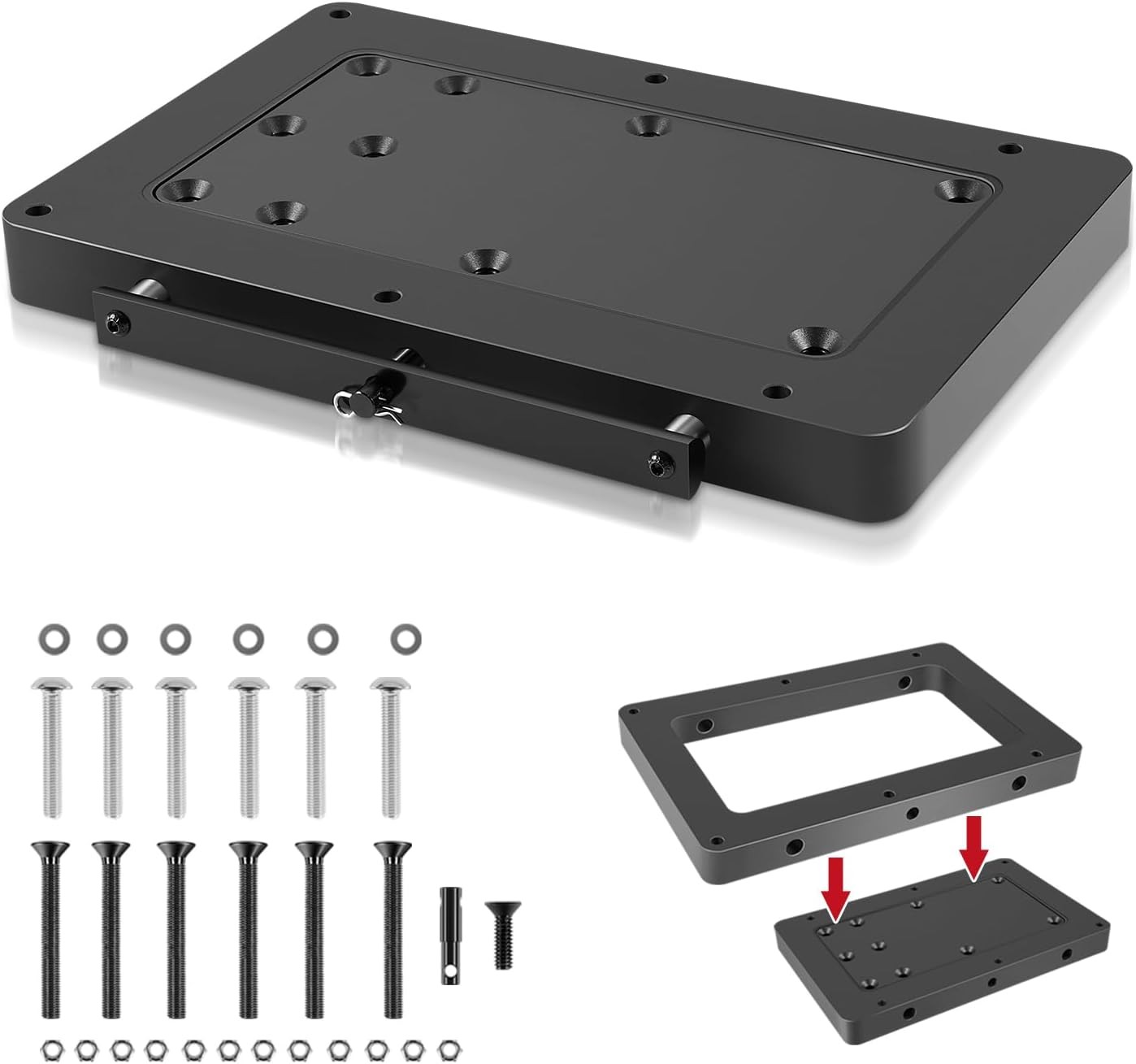 1854056 MKA-56 Quick Release Bracket for Minn Kota QUEST Trolling Motor, Black