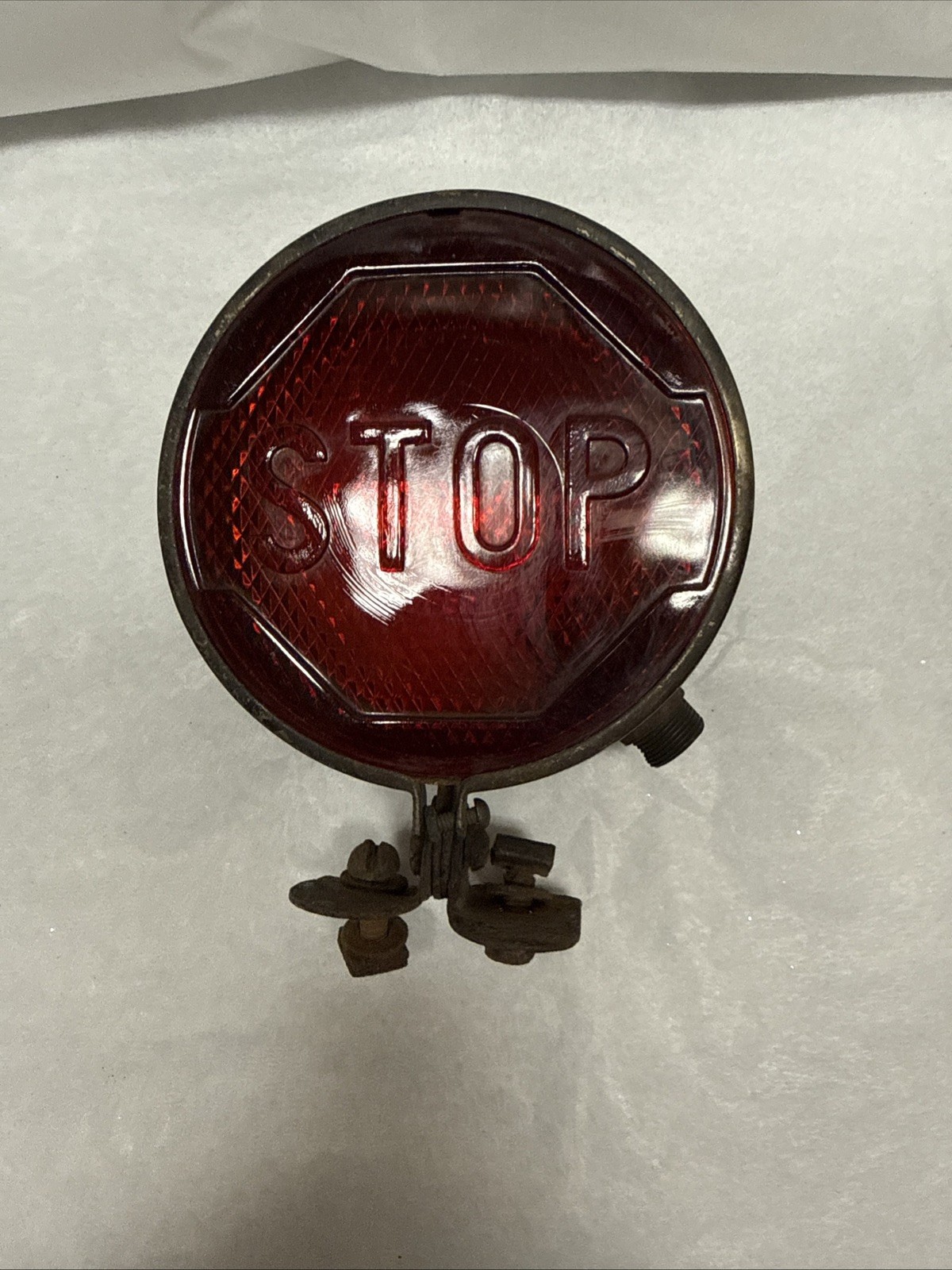 Vintage Red STOP LIGHT Car Truck  Auto Accessory Brake OLD