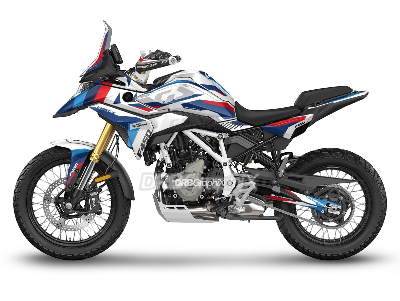 NEW Graphic kit for BMW F450GS (2026~) Decal Kit (XLM-W)