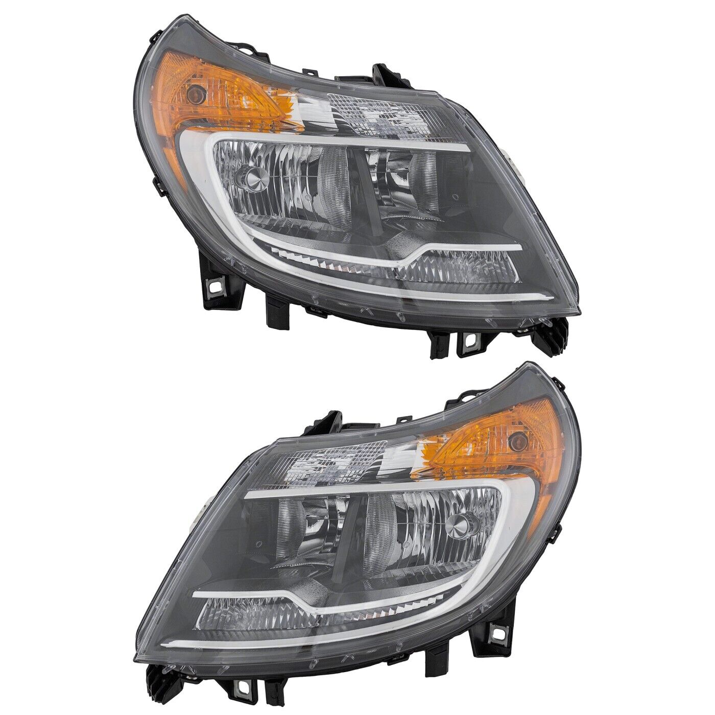 Headlight Assembly Left and Right For 2014-22 RAM ProMaster 1500 2500 3500 CAPA