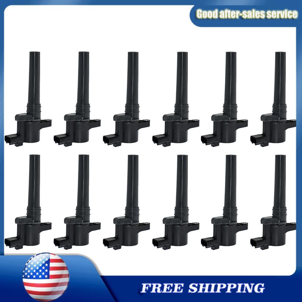 12x Ignition Coils For Aston Martin DBS DB9 Rapide Virage Zagato 4G43-12A366-AA