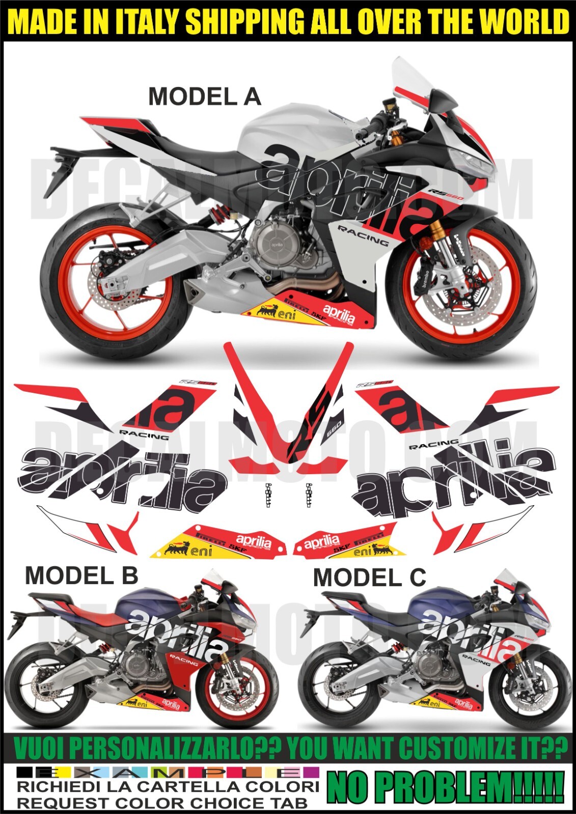 Adhesives RS 660 Sign SBK White Tribute Kit Compatible