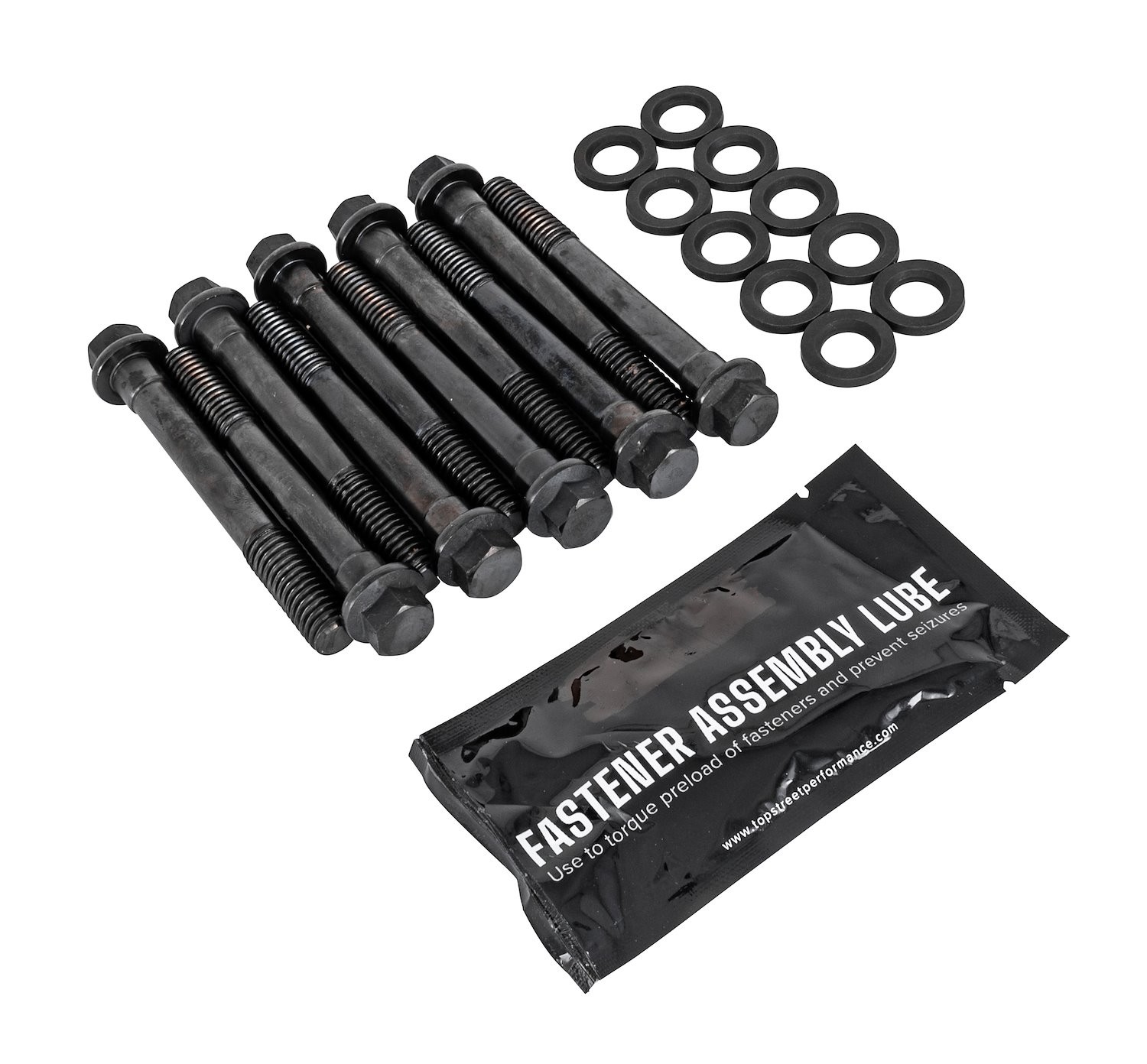 JEGS High-Strength Crankshaft Main Bearing Cap Bolt Kit for Small Block Chevy