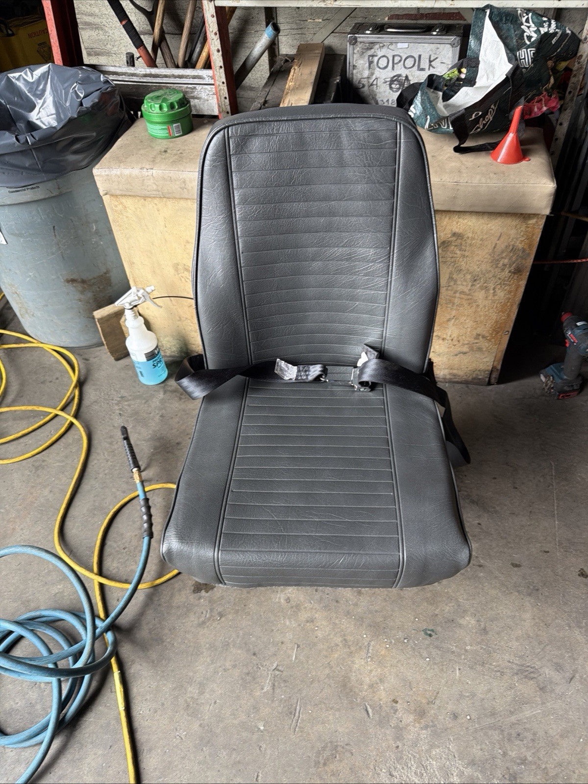 Freedman by Lippert 967378 Commercial Vehicle Seat w/ Seat Belt Gray OEM