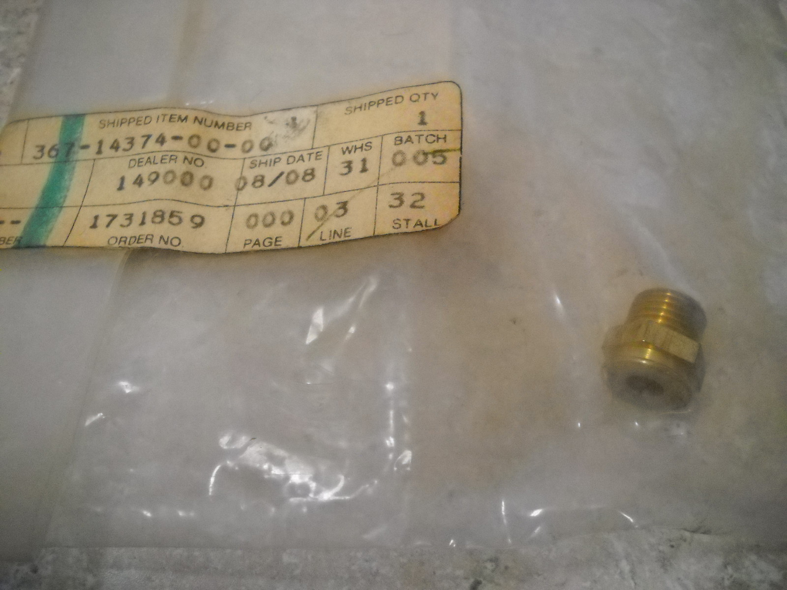 NOS OEM Yamaha Carburetor Plunger Cap 1973-1983 GT80 MX80 TY250 367-14374-00