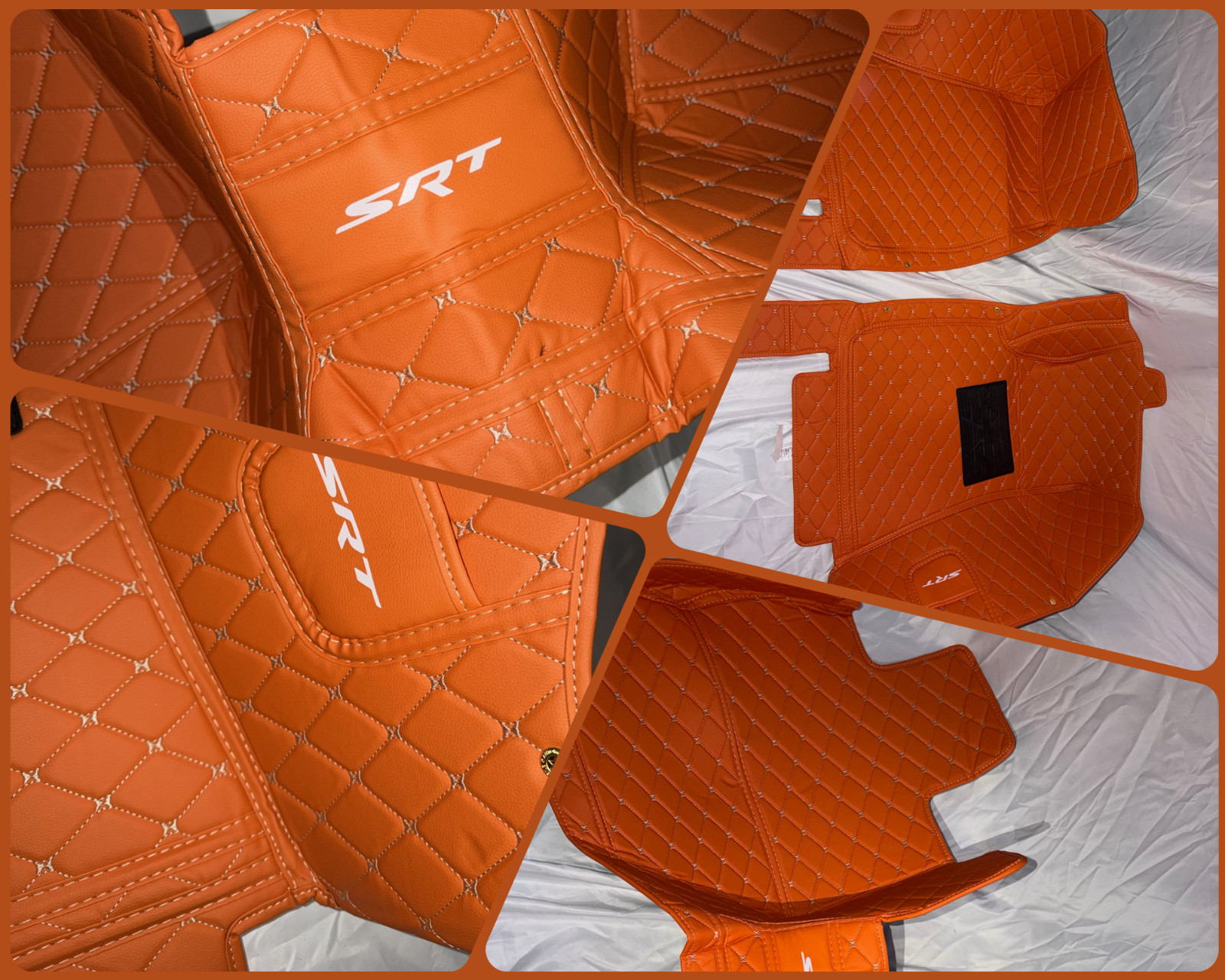 NEW Dodge Charger SRT Leather Car Matts For 2015+
