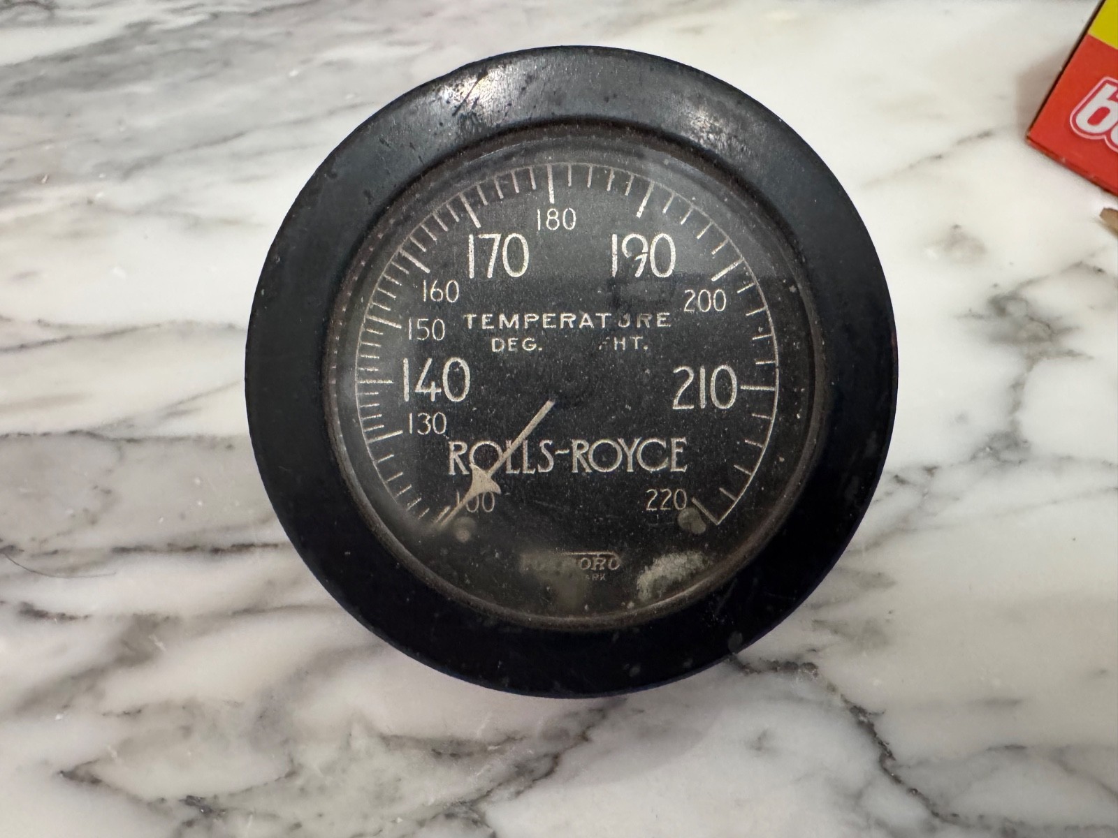 Rolls-Royce Springfield Silver Ghost Foxboro Temperature Gauge (1923) Rolls-Royce Springfield Silver Ghost Foxboro Temperature Gauge (1923)