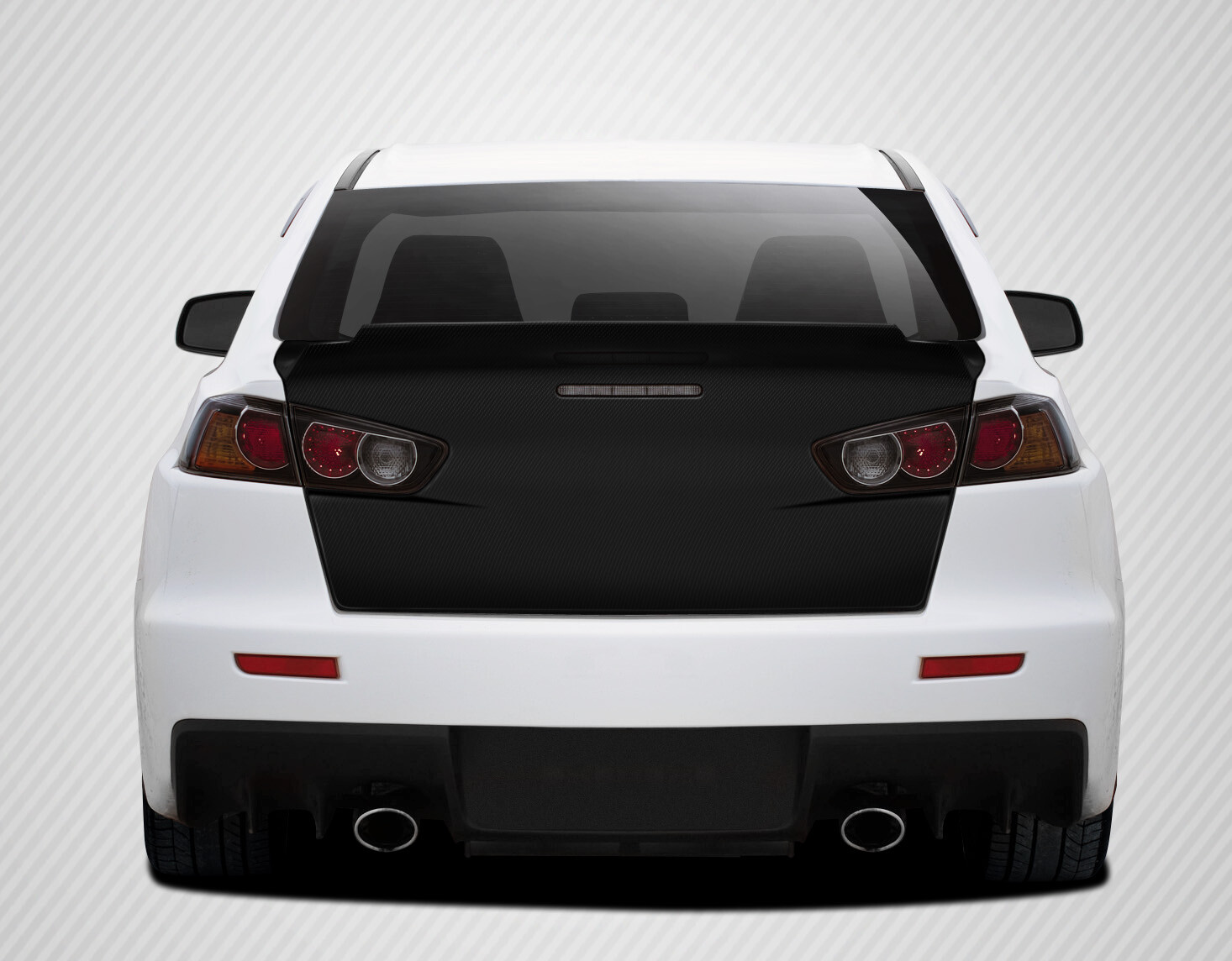 08-17 Mitsubishi Lancer GT Concept Carbon Fiber Body Kit-Trunk/Hatch 109673