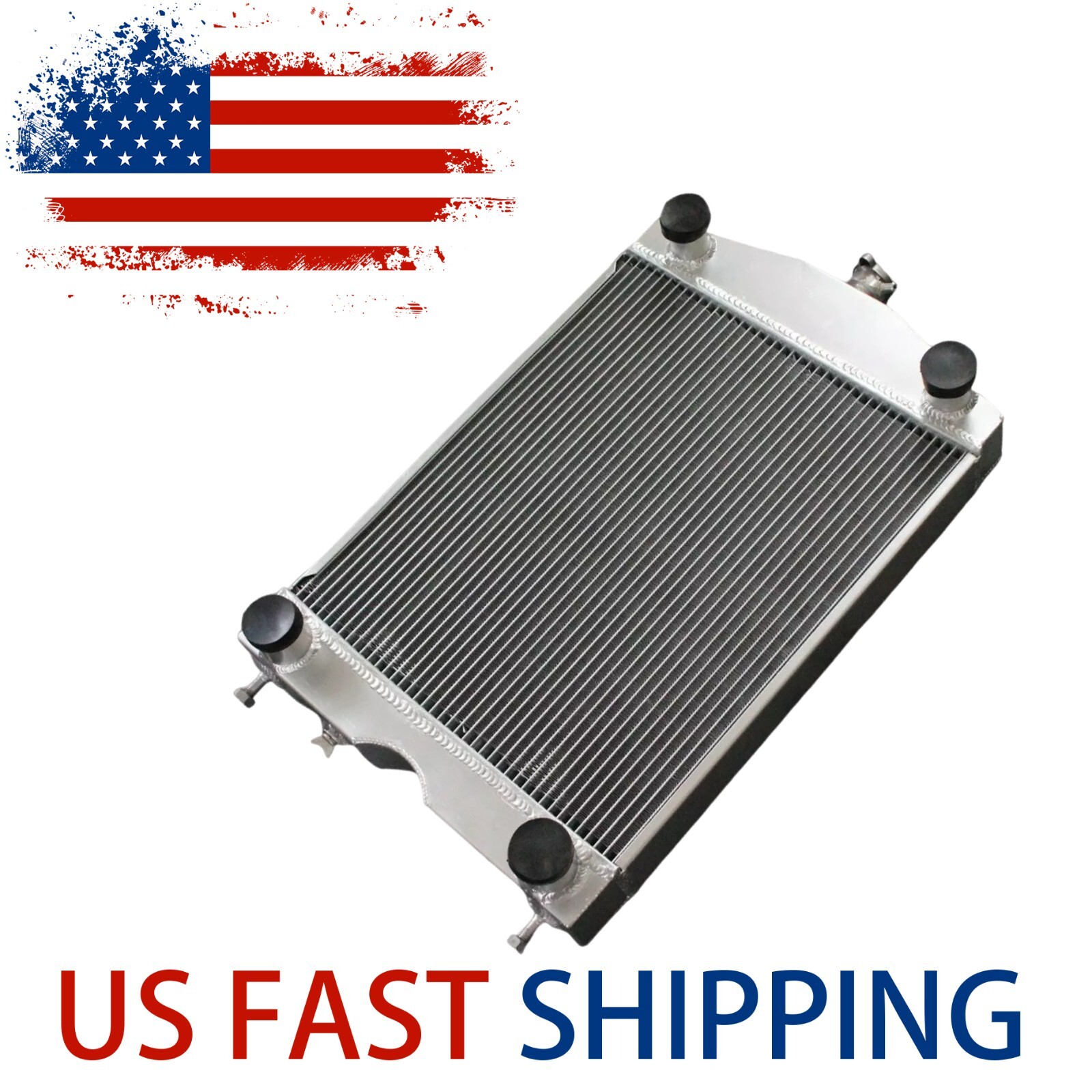 56MM Aluminum radiator Fit Ford 2N/8N/9N tractor w/flathead V8 engine 2 ROWS