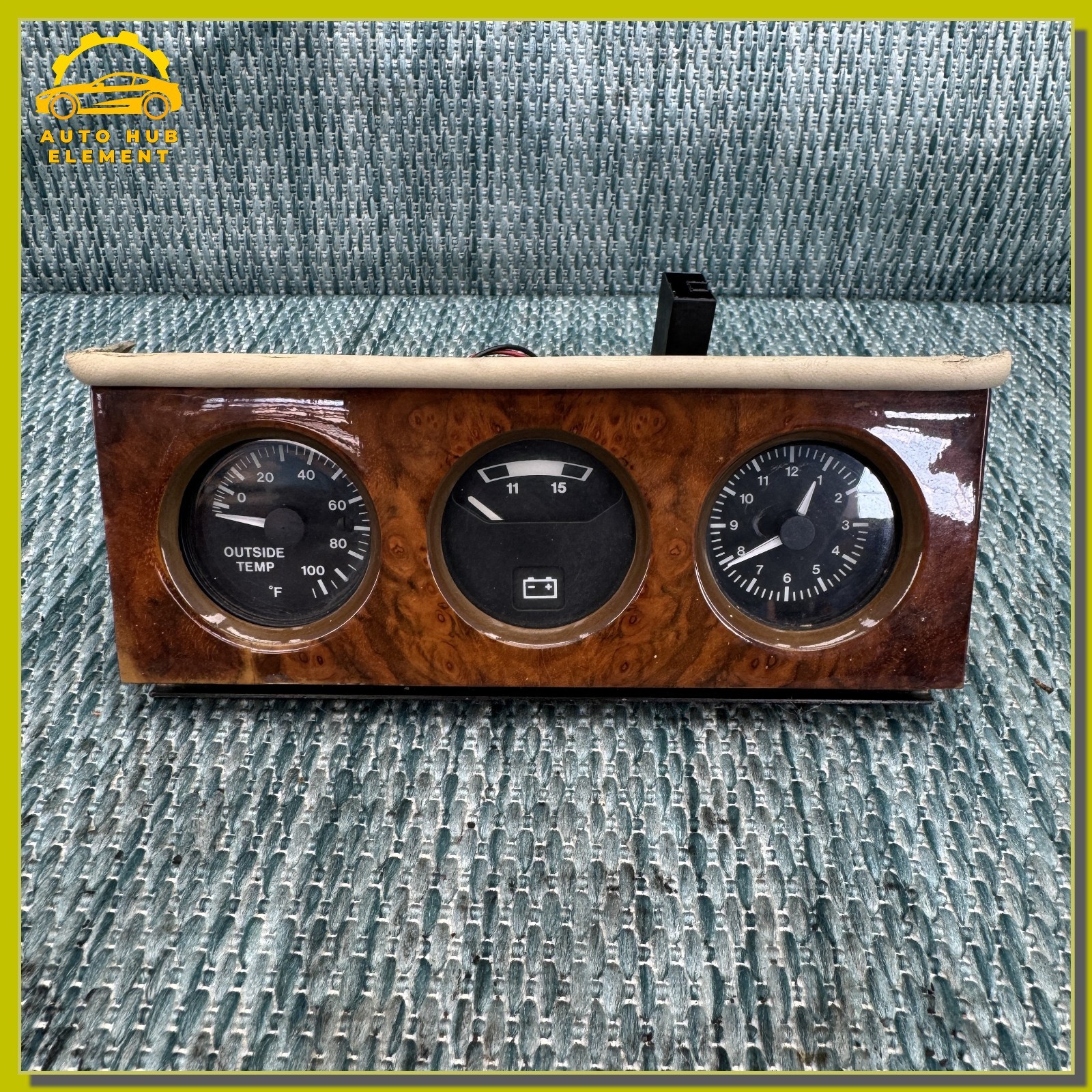 1992-1998 Bentley Brooklands Rolls Royce Center Dash Auxiliary Gauge Panel OEM