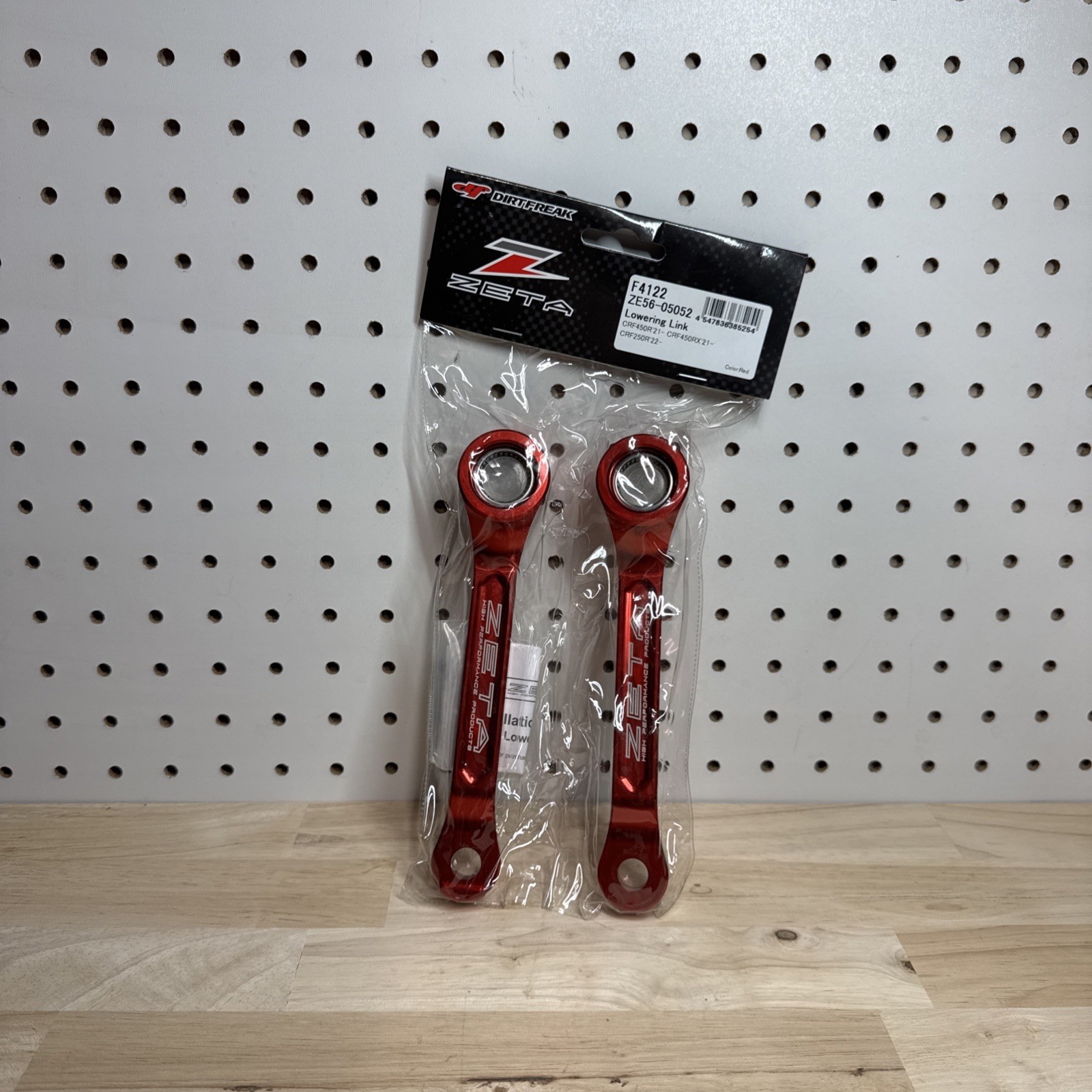 ZETA Lowering Link - Red ZE56-05052 CRF 450R 21- CRF250R 22- Honda Red