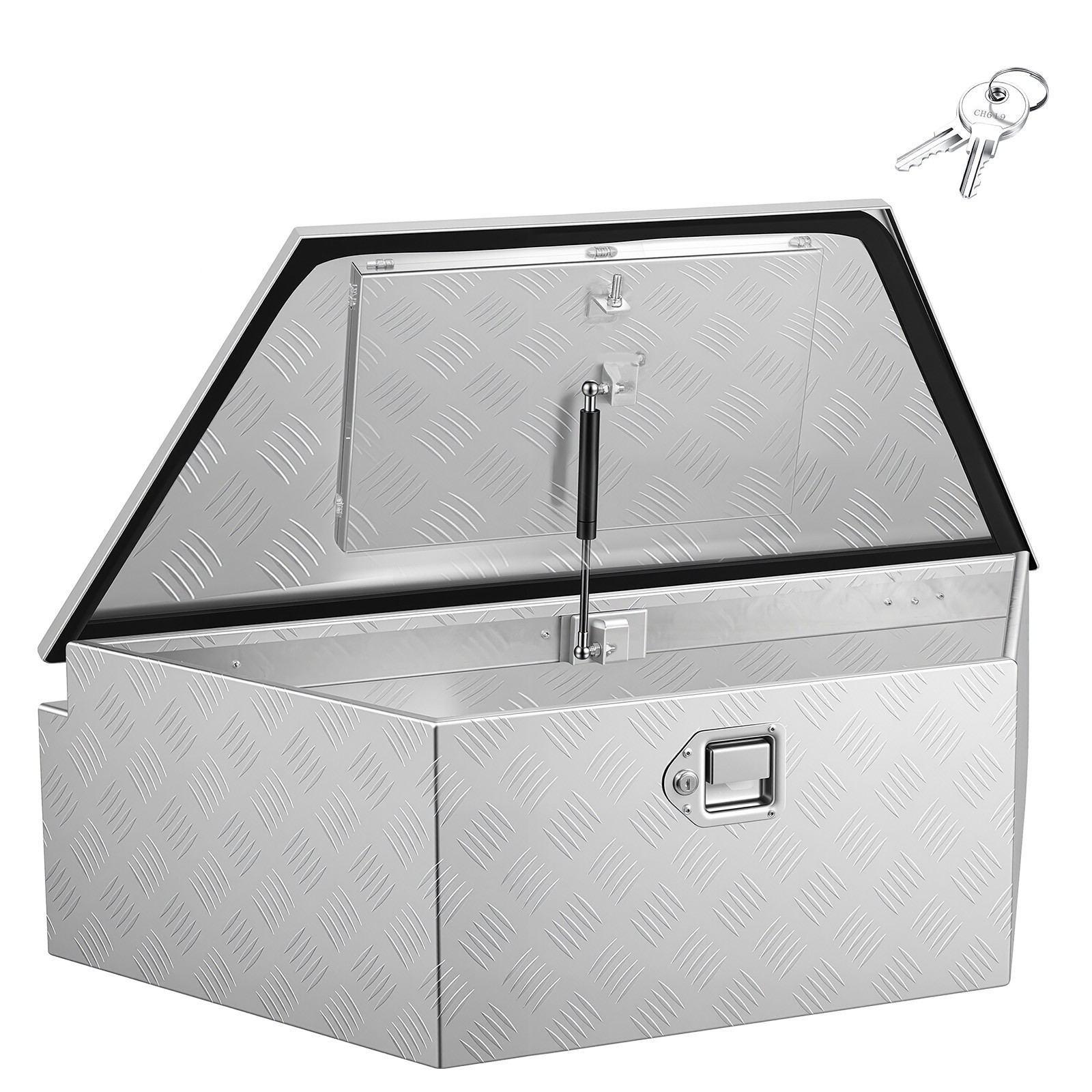 Uimoso Aluminum Trailer Tongue Storage Box, 39