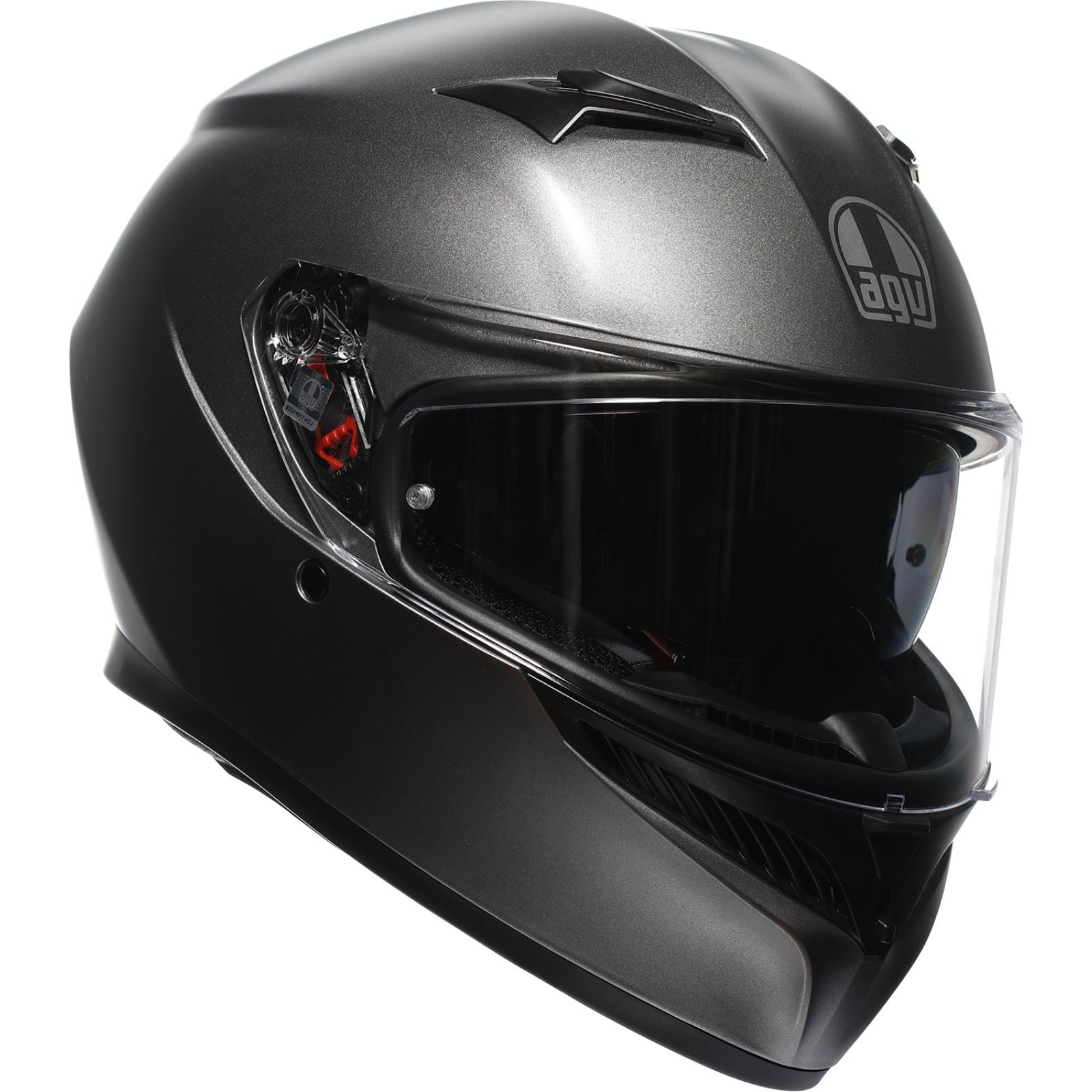 AGV Helmets K3 Helmet - Mono - Matte Luna Gray - Large 2118381004-023-L