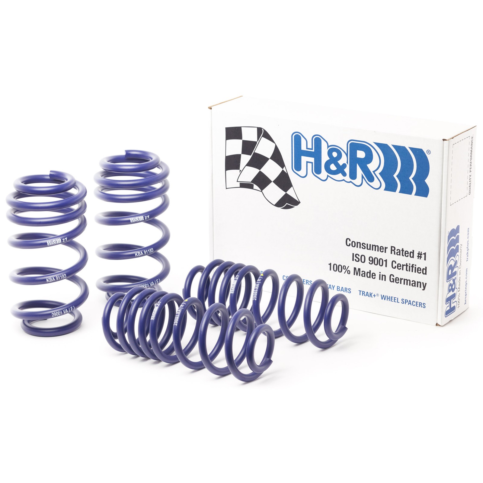 H&R 29001-2 Lowering Front and Rear Springs Kit for 09-17 Audi Q5 AWD 8R 3.0 TDI