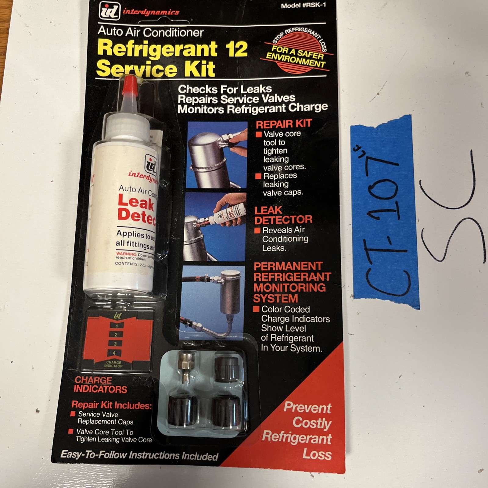 NOS RARE Interdynamics RSK-1 R12 Refrigerant Service Kit Vintage Sealed HVAC NOS RARE Interdynamics RSK-1 R12 Refrigerant Service Kit Vintage Sealed HVAC