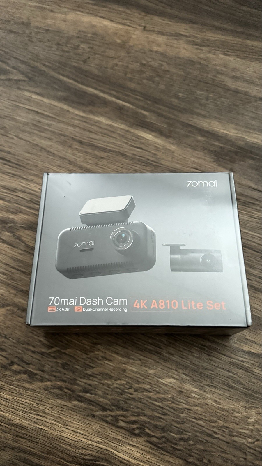 70mai Dash Cam 4k A810 Lite Front and Rear Camera WiFi GPS 70mai Dash Cam 4k A810 Lite Front and Rear Camera WiFi GPS