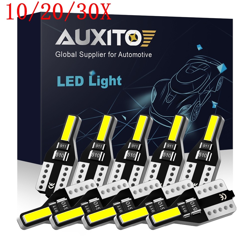 10/20/30X White LED Interior Dome Map License Light Bulb T10 2825 168 158 CANBUS