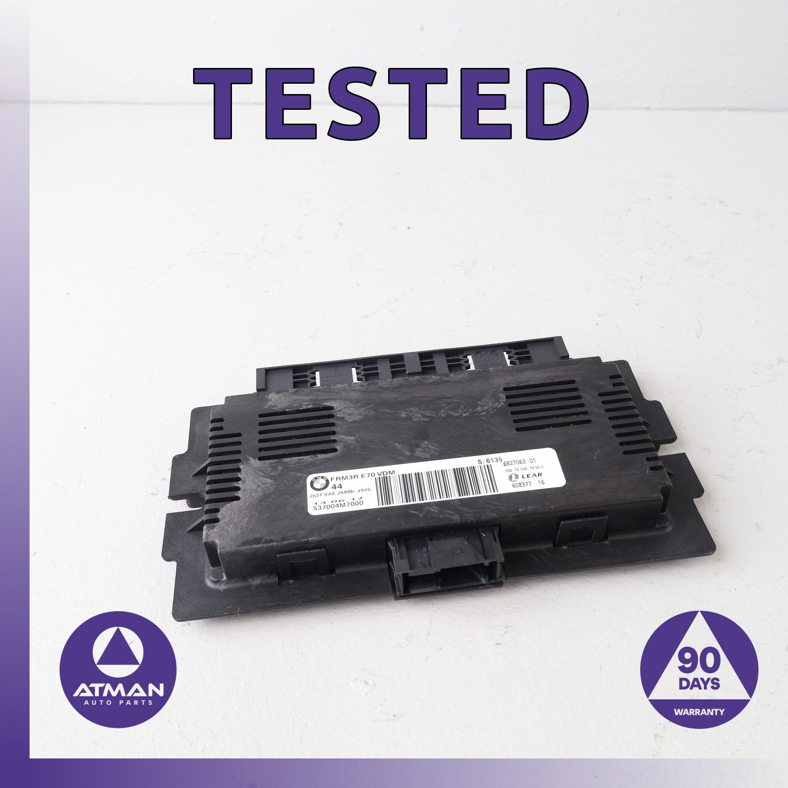07-14 BMW E70 X5 X6 Footwell Light Control Module Computer 61356827063 OEM 07-14 BMW E70 X5 X6 Footwell Light Control Module Computer 61356827063 OEM