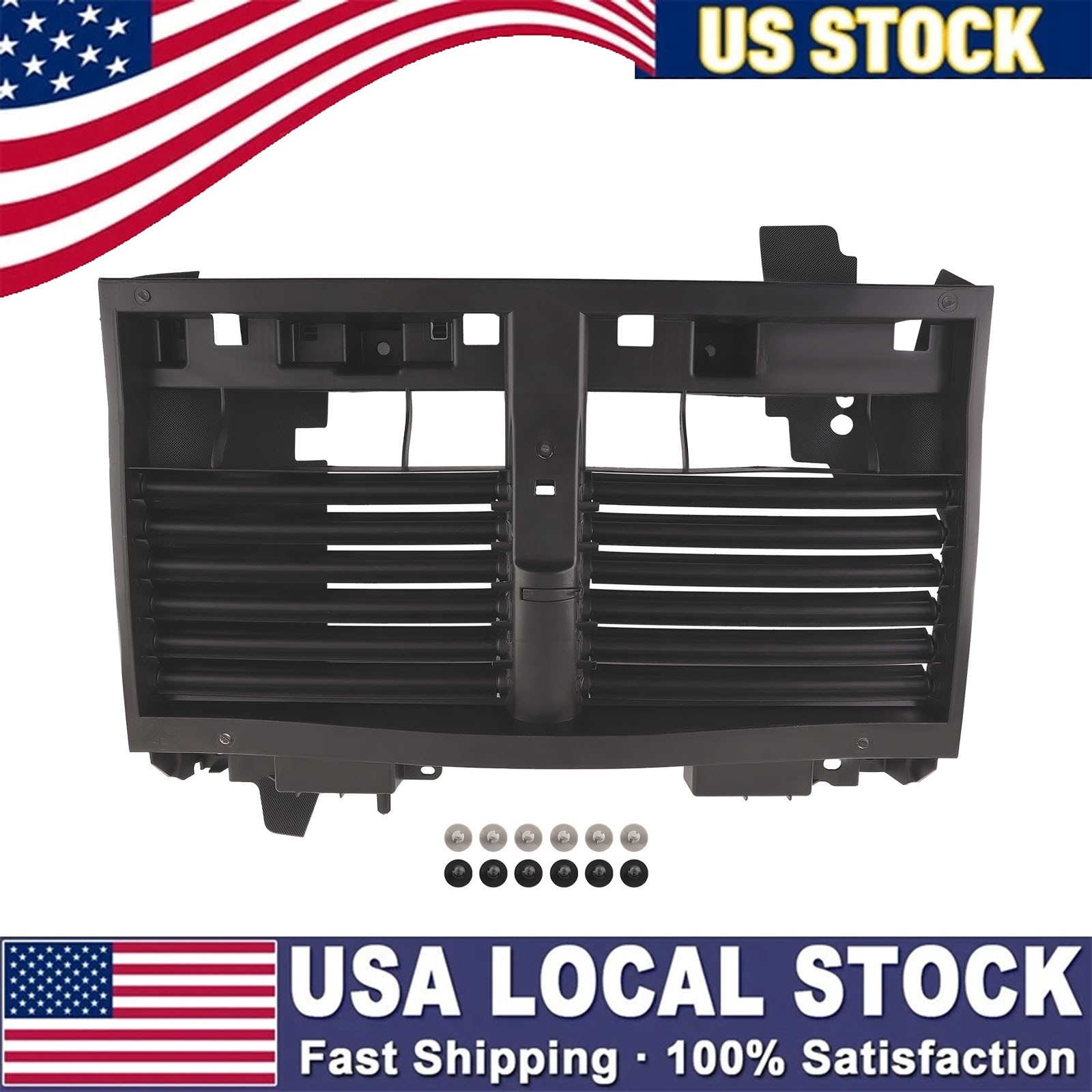 1PC Active Grille Shutter W/o Actuator For Ram 1500 DT 68405073AB 2019-2024