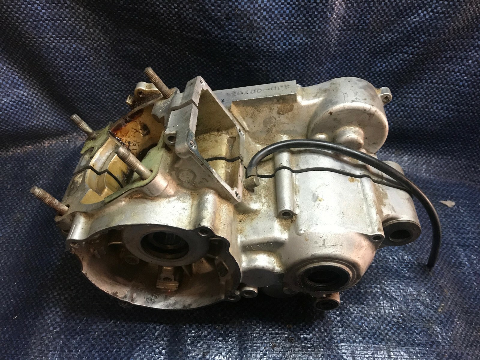 1989 89 Yamaha Yz125 Yz 125 Bottom End Engine Cases Set Bearings