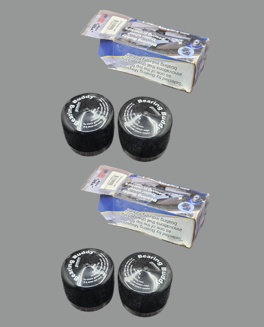 (QTY 2) Bearing Buddy 1980 2-Piece Wheel Bearing Protectors Fits 1.980
