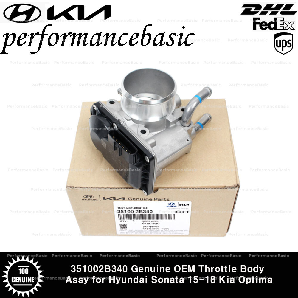 351002B340 Genuine OEM Throttle Body Assy for Hyundai Sonata 15-18 Kia Optima