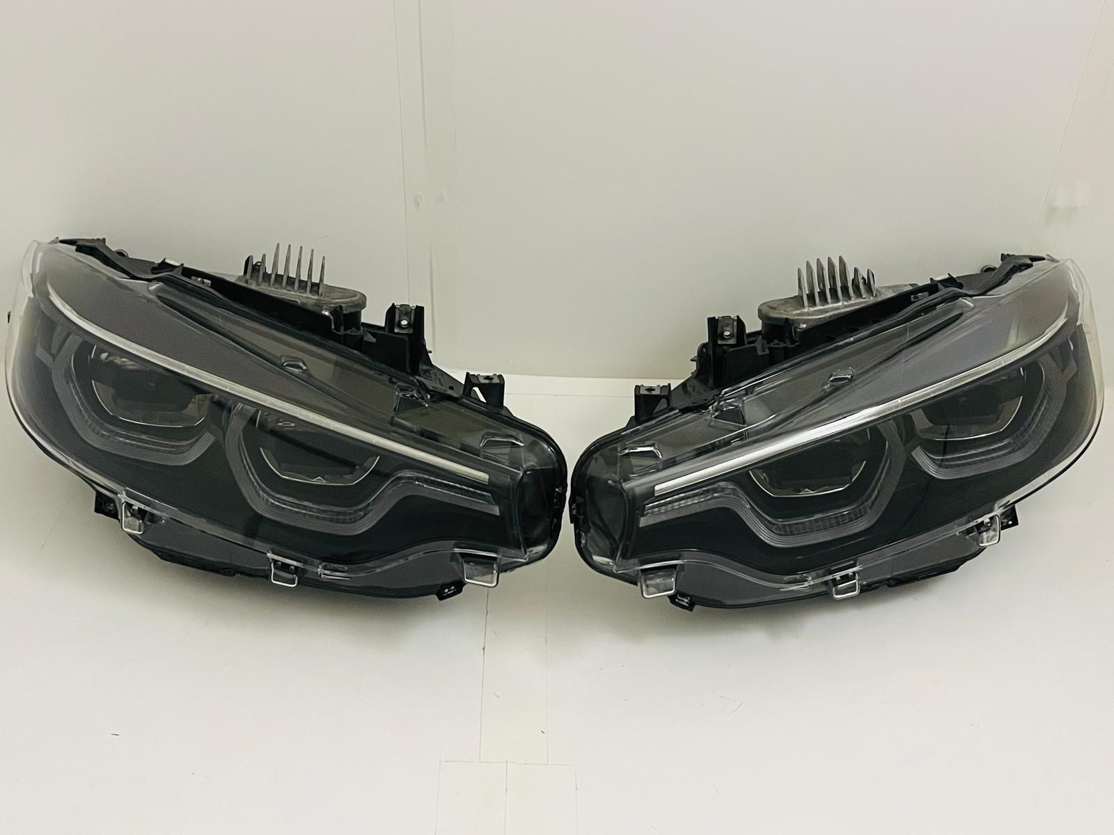 BMW M3 M4 F32 F36 F80 F82 F83 Adaptive HEADLIGHTS BLACK TUNING RHD LCi OEM BMW M3 M4 F32 F36 F80 F82 F83 Adaptive HEADLIGHTS BLACK TUNING RHD LCi OEM