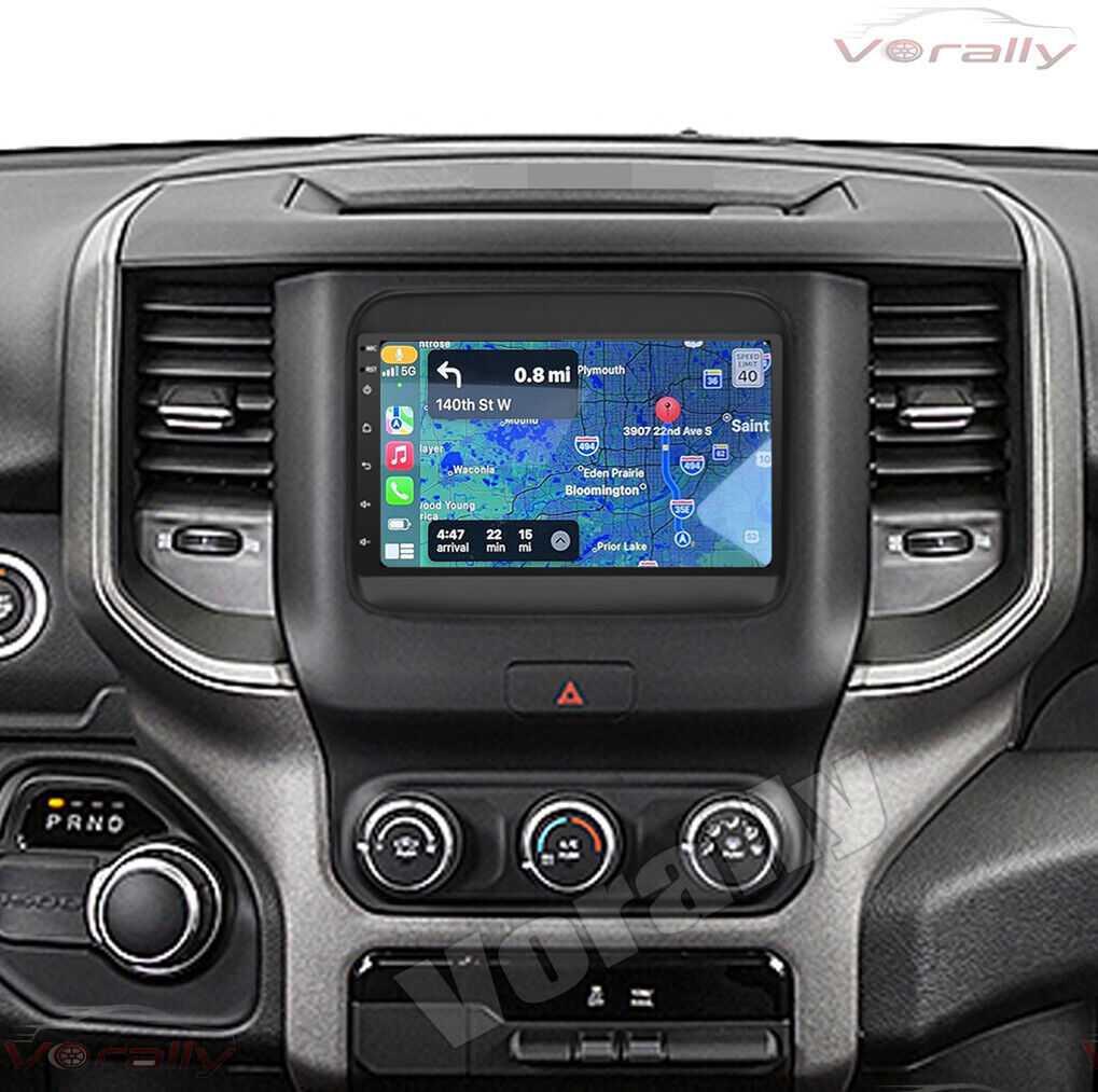 For Ram 1500 2500 3500  Radio Upgrade 2019-2023 Carplay er Android Ready +Camera