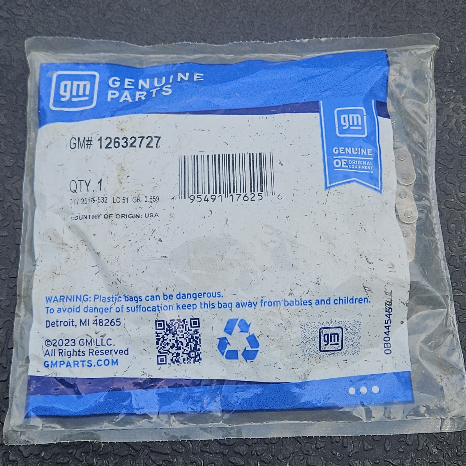 Genuine GM Engine Balance Shaft Chain 12632727 New In Hand Genuine GM Engine Balance Shaft Chain 12632727 New In Hand