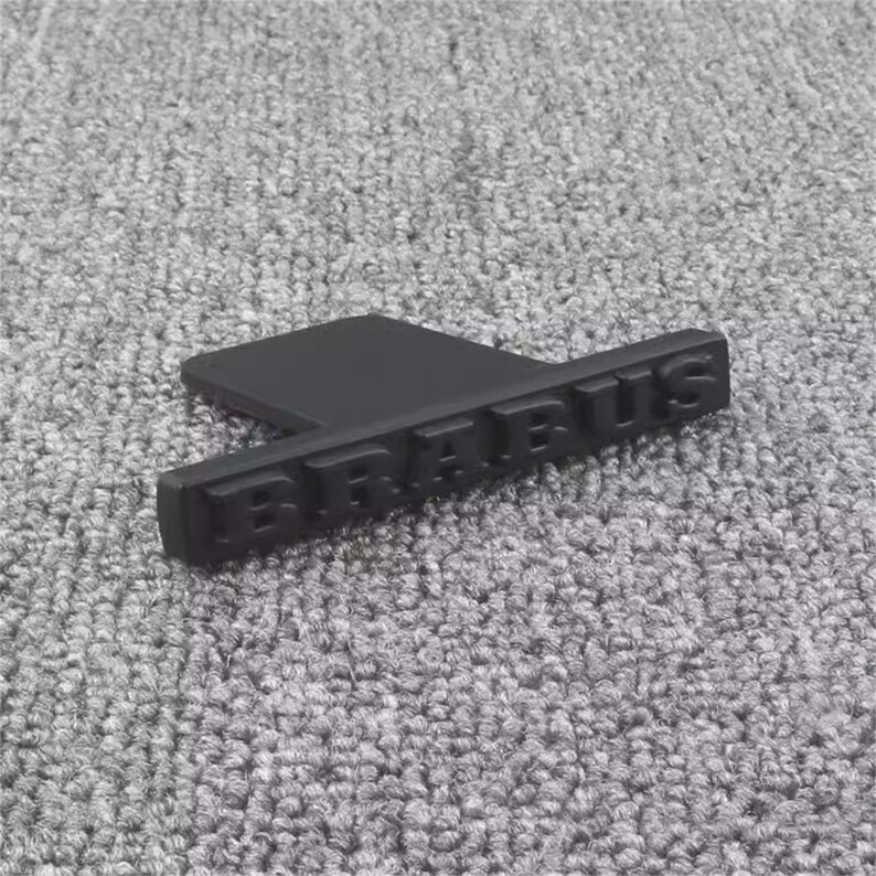 1x New Front Grille Adhesive Badge Radiator For brabus grill badge