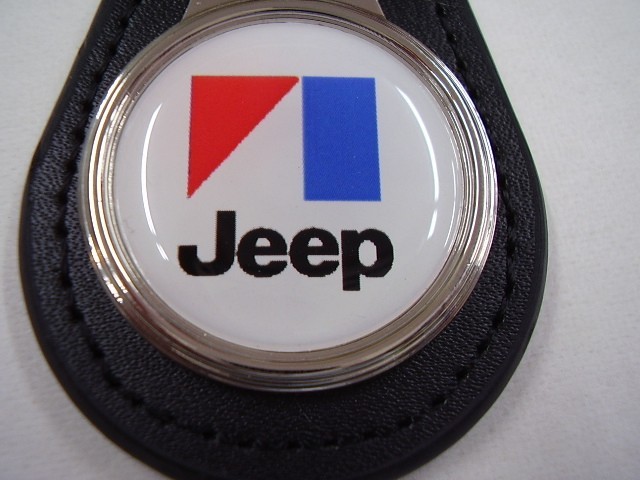 JEEP OLDER AMC 60'S ? LOGO KEY CHAIN LEATHER FOB JEEP OLDER AMC 60'S ? LOGO KEY CHAIN LEATHER FOB