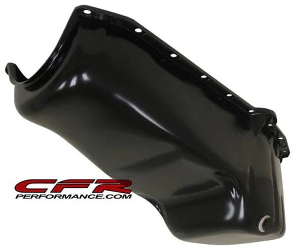 For 58-79 Chevy SB Small Block 283 305 327 350 Stock Oe Style Oil Pan Black