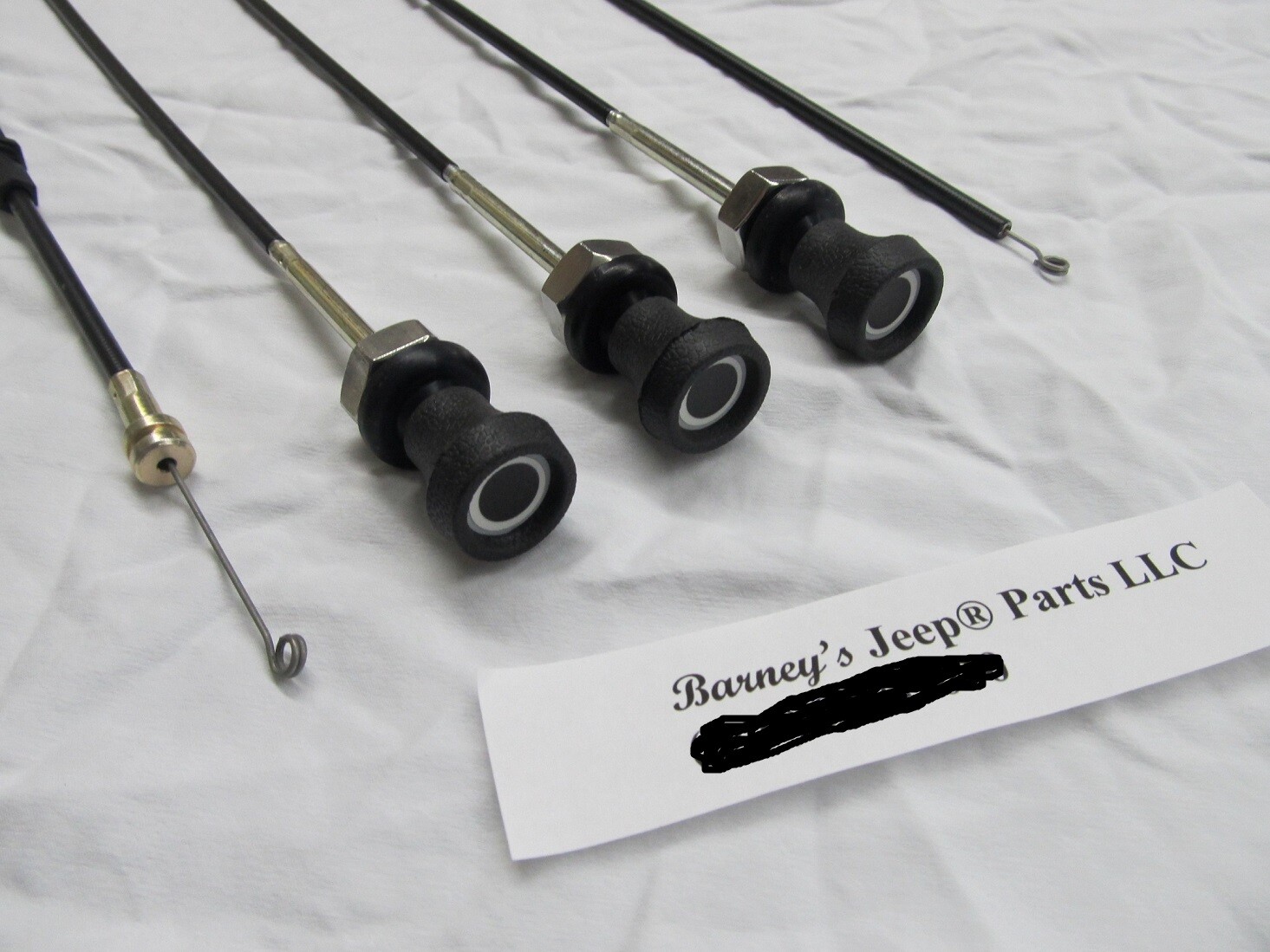 FITS 1978 - 1986 JEEP CJ HEATER CONTROL 5 PIECE CABLE SET USA MADE VERY NICE