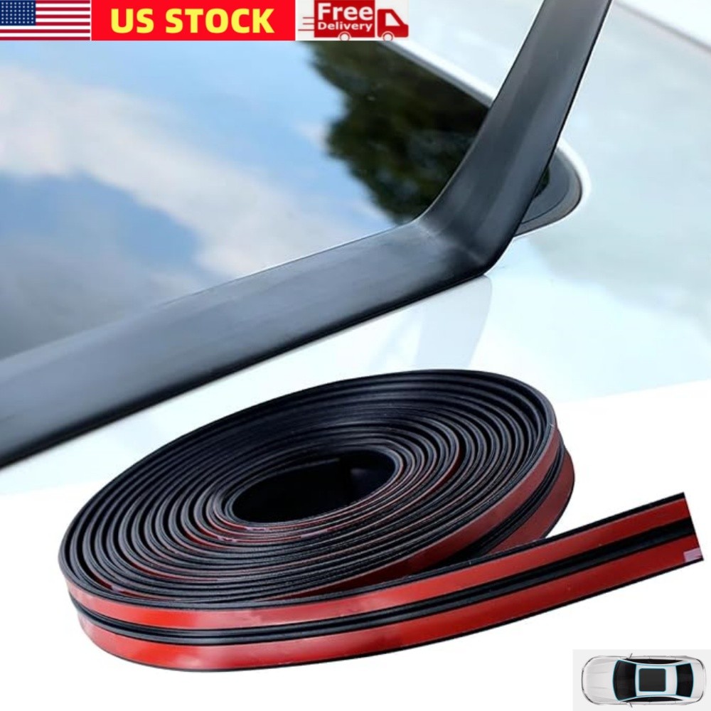 16.4Ft Car Roof Rear Windshield Sunroof Window Trim Edge Moulding Sealing Strip