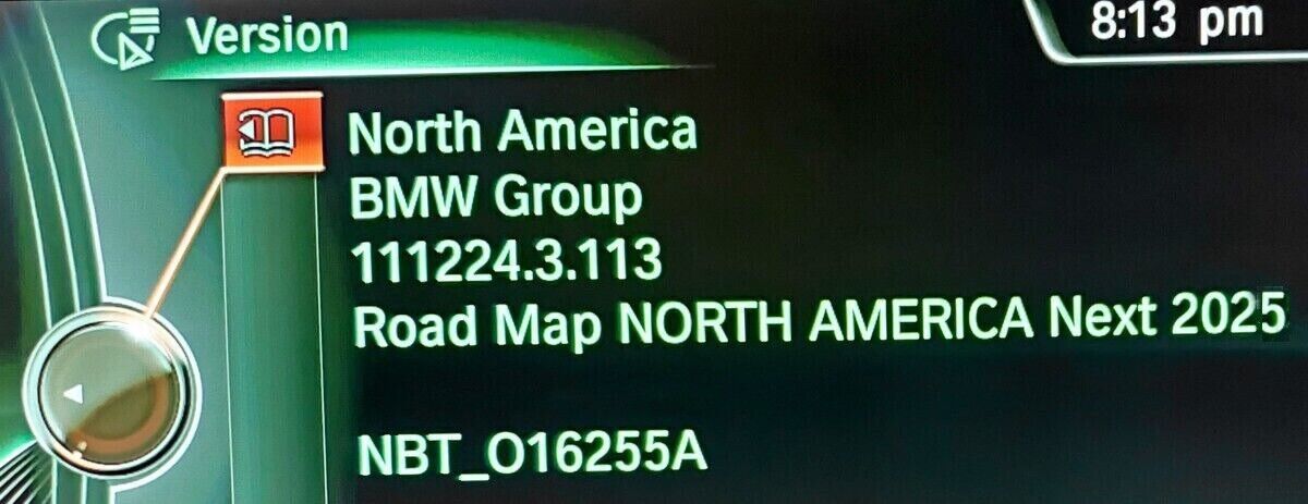 Genuine Road Map BMW North America Next 2025 Navigation + FSC Lifetime Code