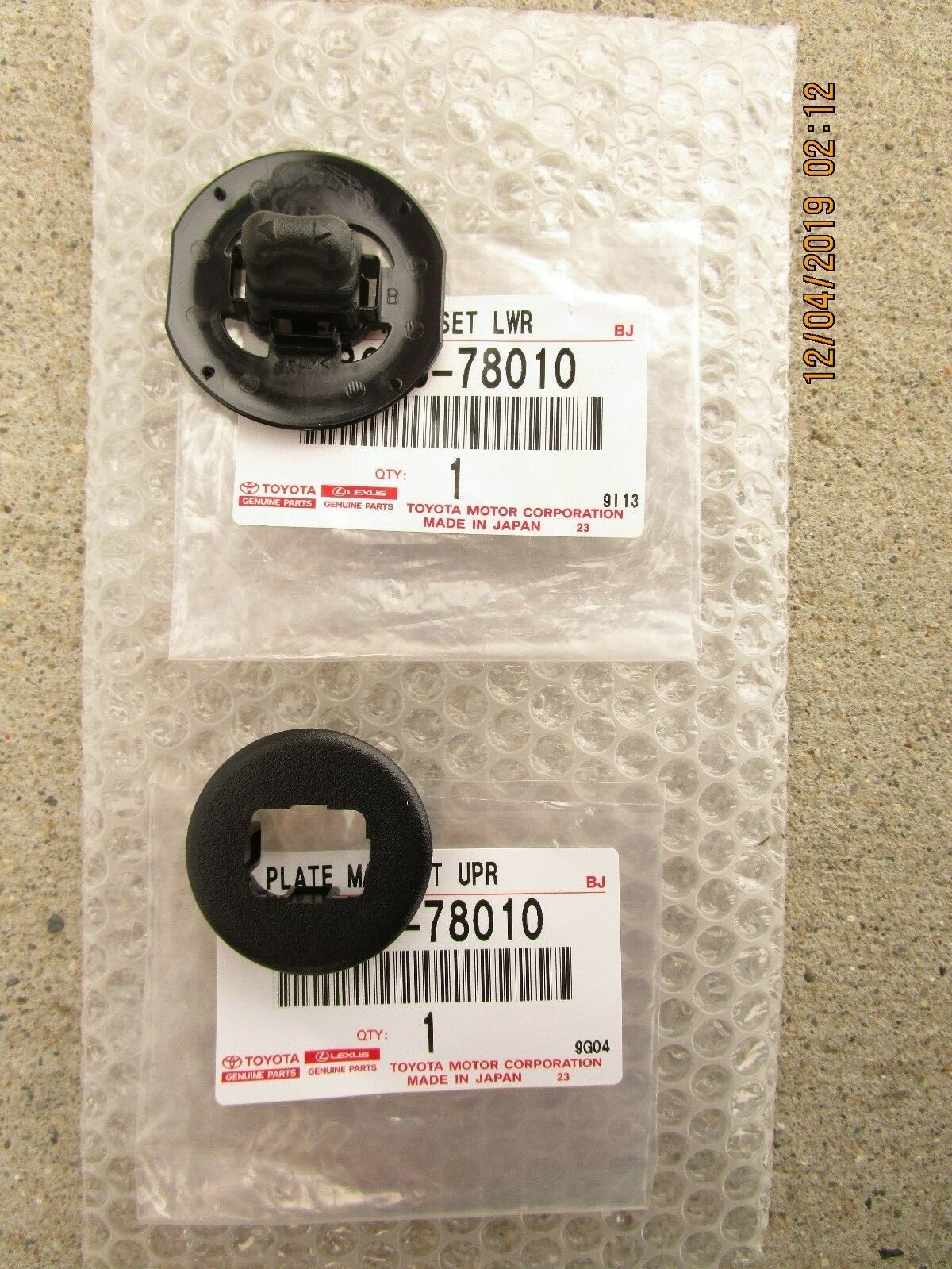 FITS: 17 - 23 TOYOTA TACOMA FLOOR MAT RETENTION CLIP CARPET CLIP OEM BRAND NEW