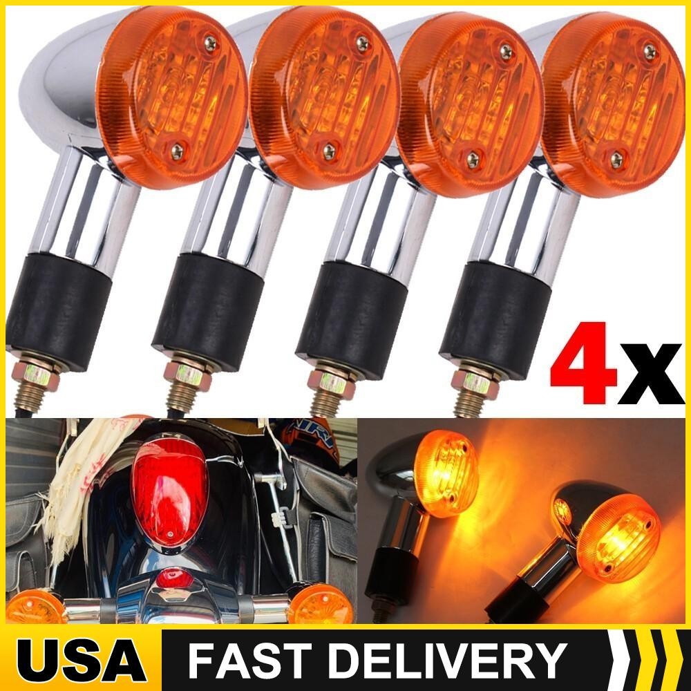 for Honda Shadow Vt Ace Aero Spirit Vlx 600 750 1100 4pcs Turn Signals Lights US