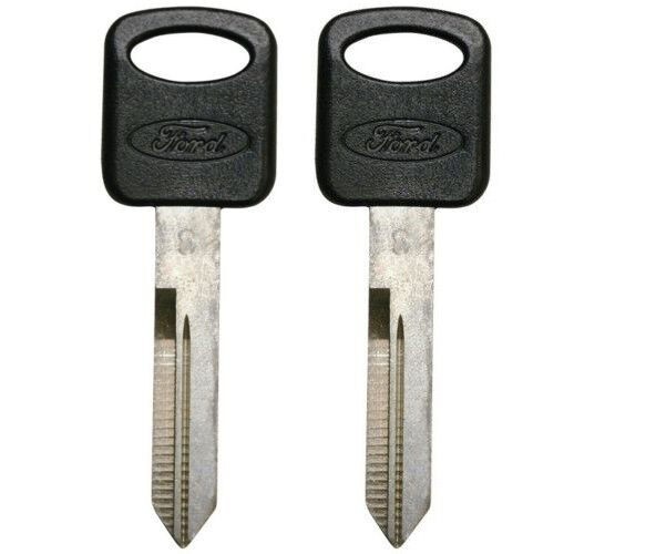 2 New Ford OEM Oval Logo Uncut Master Key Blank Keys - MADE IN USA
