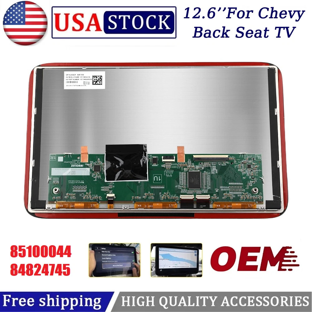 Rear LCD Display 84824745 For 2021-2024 Suburban GMC Yukon XL Headrest BACK SEAT
