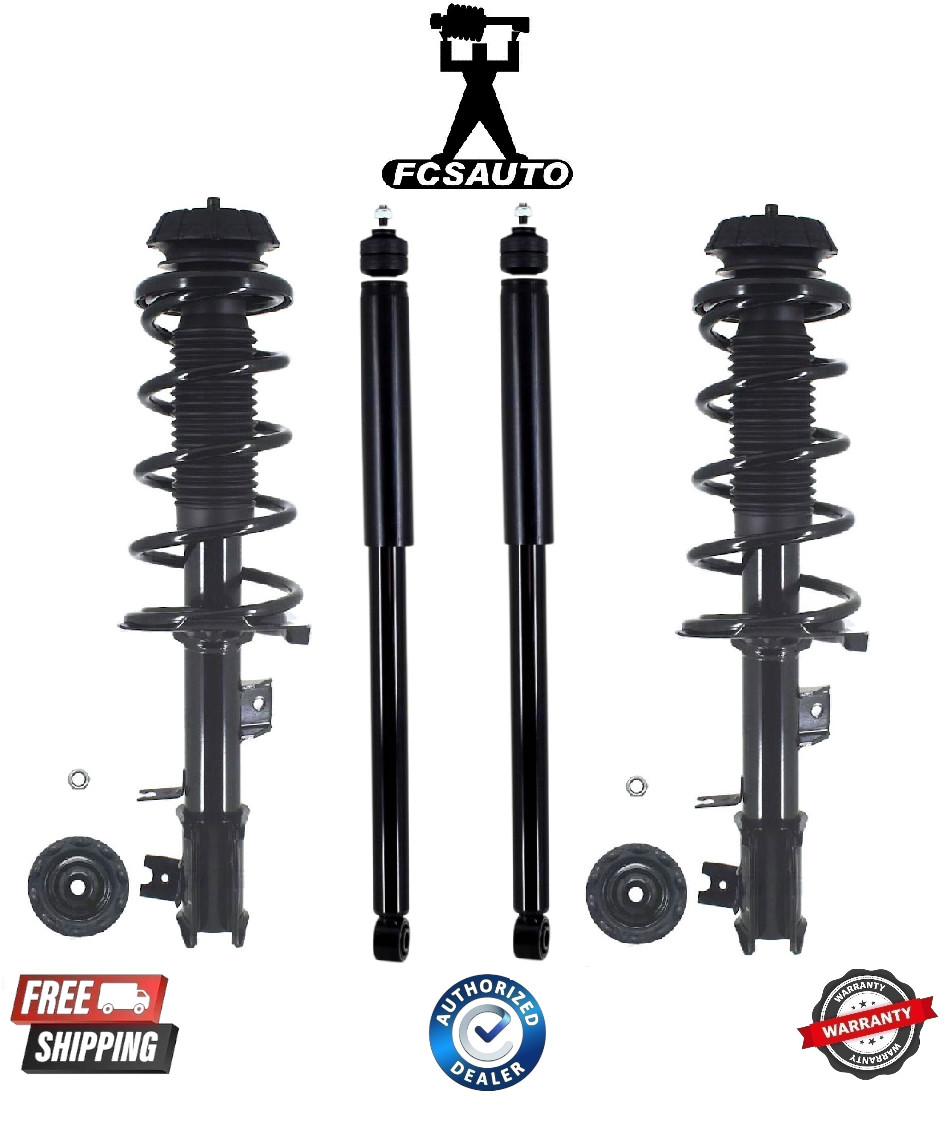 Complete FCS Kit Front Coil Spring & Rear Shock Assembly For 08-13 Suzuki SX4