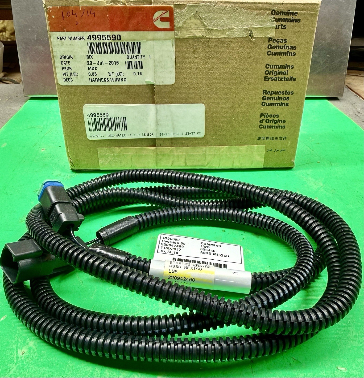 GENUINE OEM CUMMINS 4995590 HARNESS, WIRING⚡FREE SHIPPING⚡